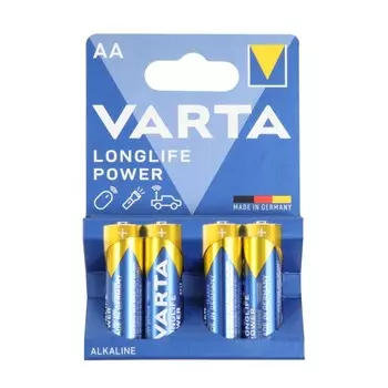 Батарейка алкалиновая Varta LONGLIFE POWER AA набор 4 шт