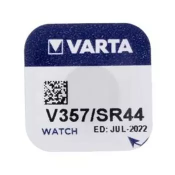 Батарейка алкалиновая Varta, LR44 (V13GA) - 1BL, 1.5 В, блистер, 1 шт.