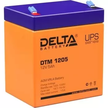 Батарея для ИБП Delta DTM 1205, 12 В, 5 А*ч