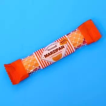 Батончик неглазированный марципановый, апельсин, 40 г