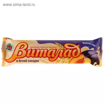 Батончик "Виталад" с черносливом, 40 г.