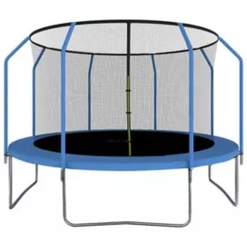 Батут ONLITOP, d=366 см, высота сетки 173 см, с лестницей, цвет зелёный