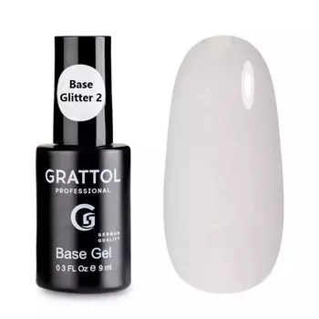 База Grattol Glitter №02, 9 мл