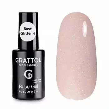 База Grattol Glitter №04, 9 мл