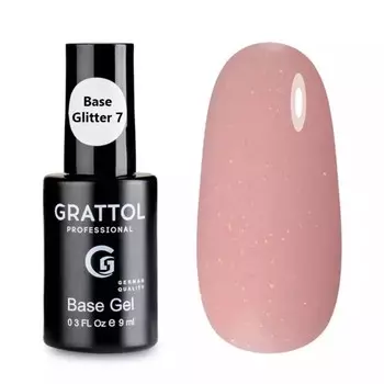 База Grattol Glitter №07, 9 мл