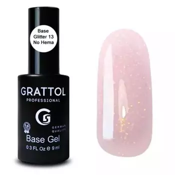 База Grattol Glitter №13, 9 мл