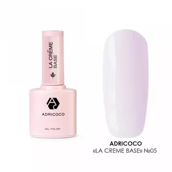 База камуфлирующая Adricoco La Creme Base, №05 воздушный лиловый, 10 мл