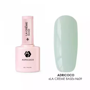 База камуфлирующая Adricoco La Creme Base, №09 мятный мусс, 10 мл