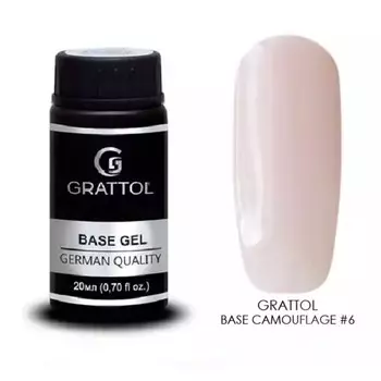 База камуфлирующая Grattol №6, 20 мл