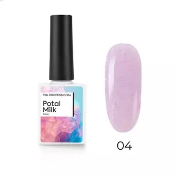База камуфлирующая TNL Professional Potal Milk, со светоотражающей поталью, №4 сиреневый, 10 мл