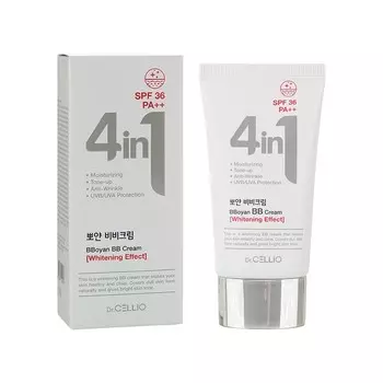 BB-крем для лица Dr.Cellio 4 In 1 Whitening Effect, 50 мл