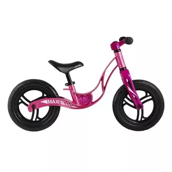 Беговел 12" Maxiscoo Rocket, цвет коралловый