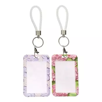 Бейдж вертикальный 70 х 112 мм, deVENTE Flowers, МИКС