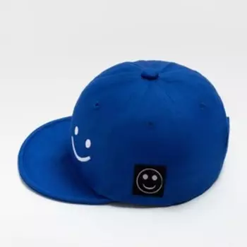 Бейсболка детская, цвет синий, размер 46-48