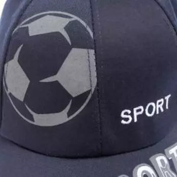 Бейсболка для мальчика, цвет тёмно-синий, размер 54-56