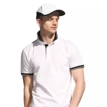 Бейсболка, размер 56-58, цвет белый