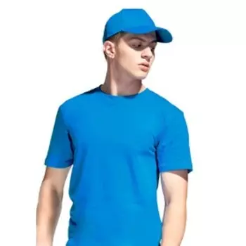 Бейсболка, размер 56-58, цвет лазурный