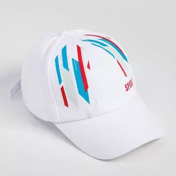 Бейсболка Спорт детская А.HK 22012, цвет белый, размер 54