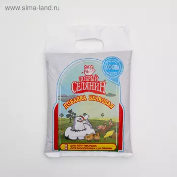 Белковая добавка "Добрый селянин" для кур-несушек и домашней птицы, 1.7 кг