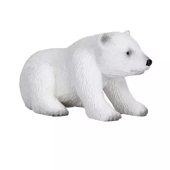 Фигурка Konik «Белый медвежонок (сидящий)»
