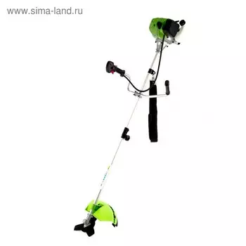 Бензотриммер "Сибртех" БКС 3000-2, 3 л.с, леска/нож 42/25.5 см, d=2.4 мм, разъемная штанга