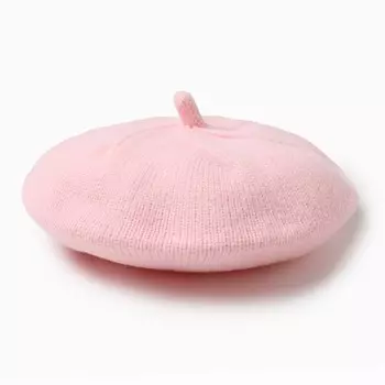 Берет детский MINAKU, цвет розовый, р-р 50