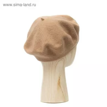 Берет one size, песочный