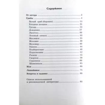 Беседы о грибах, мхах и лишайниках. Методические рекомендации. Шорыгина Т. А.