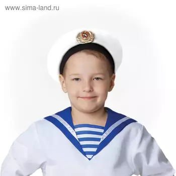 Бескозырка белая, р. 55–56 см