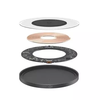 Беспроводное зарядное устройство Baseus Simple 2 Wireless, 2 А, 24 W, Type-C - Type-C,черное