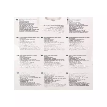 Беспроводное зарядное устройство Canyon 3 в 1 WS-303, 15Вт, быстр/зарядка, индикатор,серое