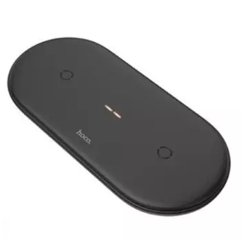 Беспроводное зарядное устройство Hoco CW23, 2 в 1, 10 Вт 3 А, QC3.0 18 Вт 3 А, черный
