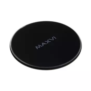 Беспроводное зарядное устройство Maxvi A315W1, 3 А, 15 Вт, LED подсветка, черное