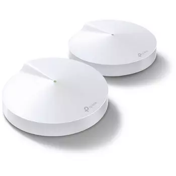 Бесшовный Mesh роутер TP-Link Deco M5 (DECO M5(2-PACK)) AC1300 10/100/1000BASE-TX белый (упа 10047