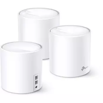 Бесшовный Mesh роутер TP-Link Deco X20 (DECO X20) AX1800, 1000 Мбит/с, 3 шт, белый