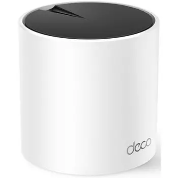 Бесшовный Mesh роутер TP-Link Deco X55 (DECO X55(1-PACK)) AX3000 10/100/1000BASE-TX белый (у 10047