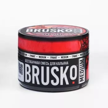 Бестабачная никотиновая смесь для кальяна Brusko "Гранат" 50 г, medium