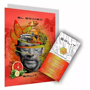 Бестабачная никотиновая смесь для кальяна SPLIT "Грейпфрут-фейхоа", 50 г