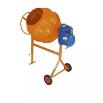 Бетоносмеситель СБР-190, 1 кВт, 220 В, бак 190 л, чугунный венец, редуктор отсутствует