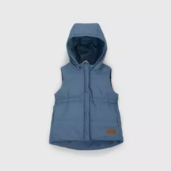 Безрукавка детская утеплённая KinDerLitto «Кантри», рост 92-98 см, цвет деним