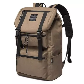 BG7281 Рюкзак Bange, отдел на молнии, цвет коричневый (15,6"), 32х20х48см