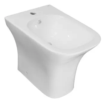 Биде напольное Azario FRETTA SQUARE, 525х340х400 мм, белый