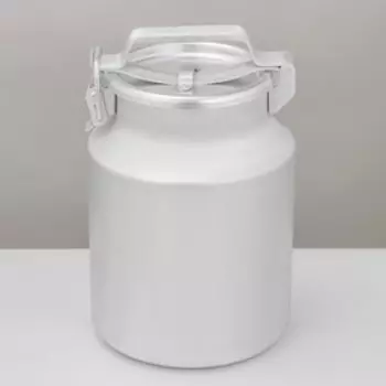 Бидон алюминиевый, 10 л, с крышкой