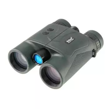 Бинокль Veber RFS1000 с лазерным дальномером, 10 42, цвет зелёный