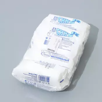 Бинт медицинский нестерильный фиксирующий из нетканого полотна, 10 х 500 см, 10 шт.