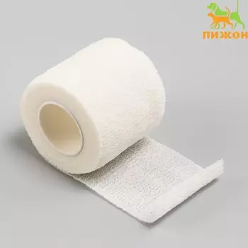 Бинт самофиксирующийся с горькой пропиткой, 5 см, макс. растяжимость 4,5 м, белый