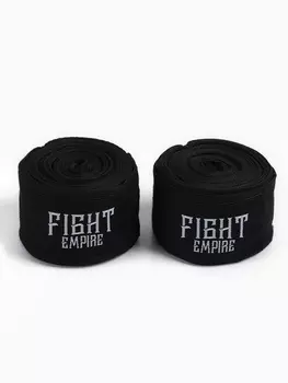 Бинты боксерские FIGHT EMPIRE, 5 метров, пара, чёрные