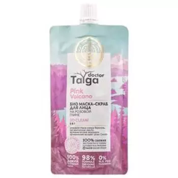 Био-маска-скраб для лица 3 в 1 Natura Siberica Doctor Taiga, 100 мл
