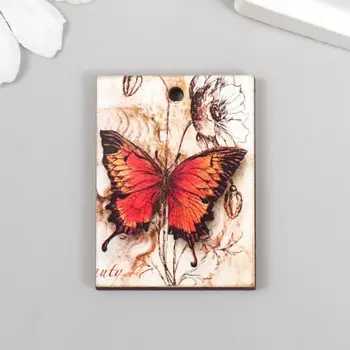 Бирка "Бабочка" 3х4 см