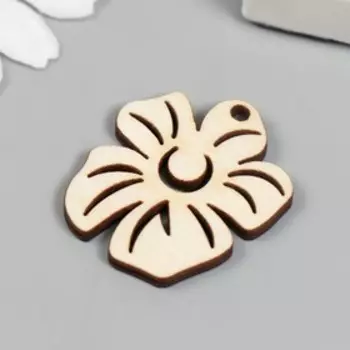 Бирка "Цветок" 3х3,5 см